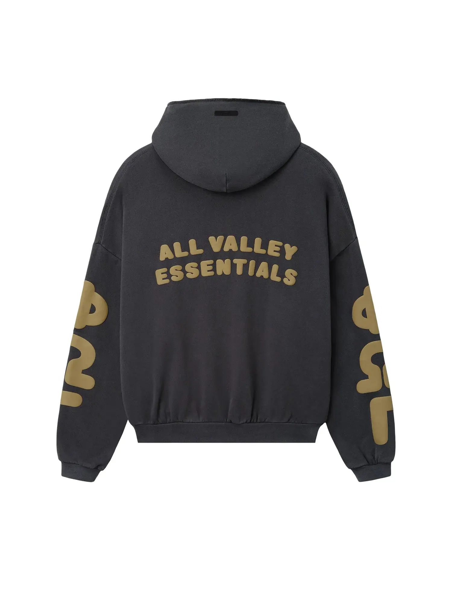Толстовка на молнии Fear of God Essentials в стиле 90-х — изображение 2 из 2, серый