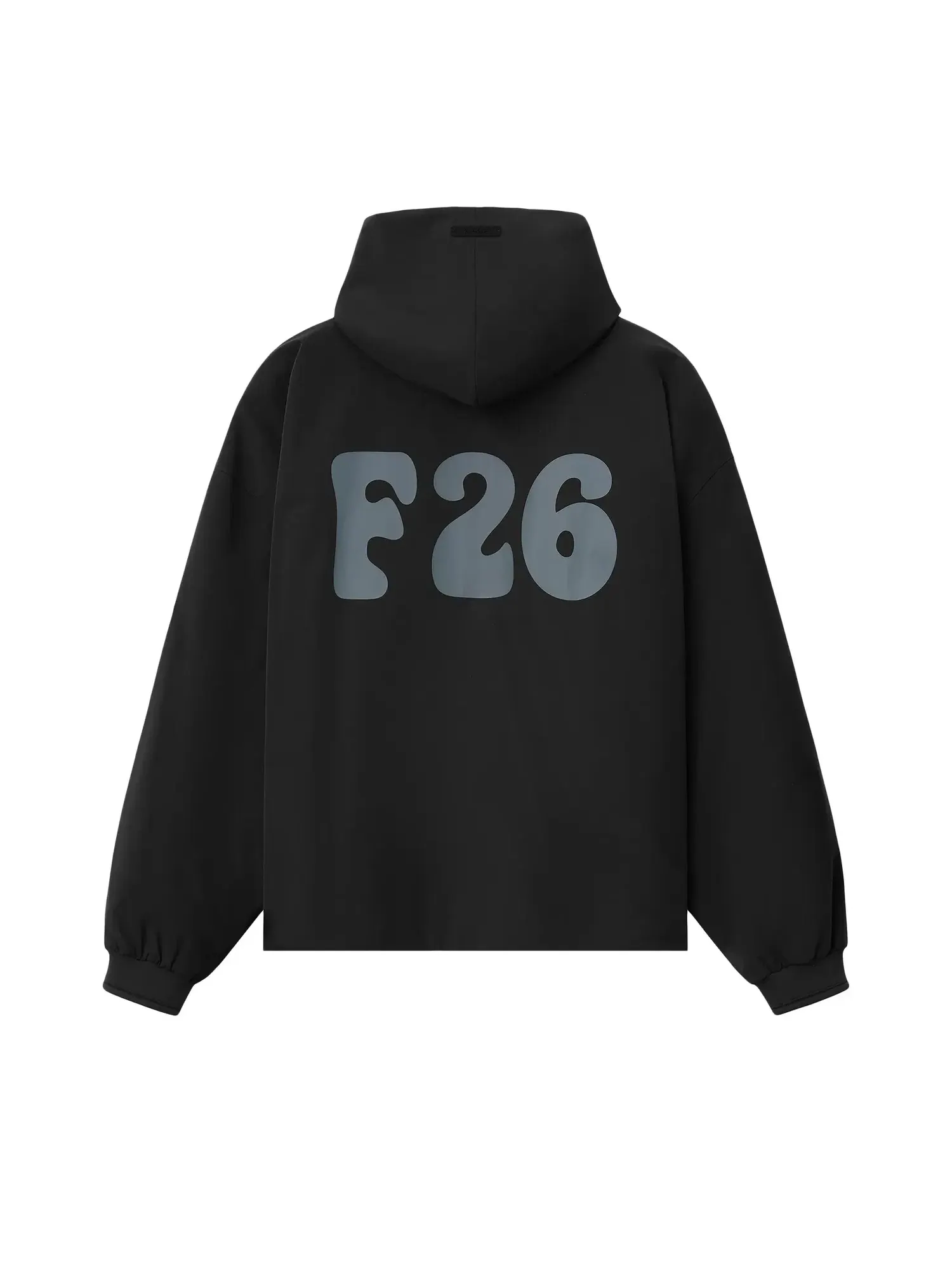 Анорак на молнии с капюшоном Fear of God Essentials — изображение 2 из 2, винтажный черный