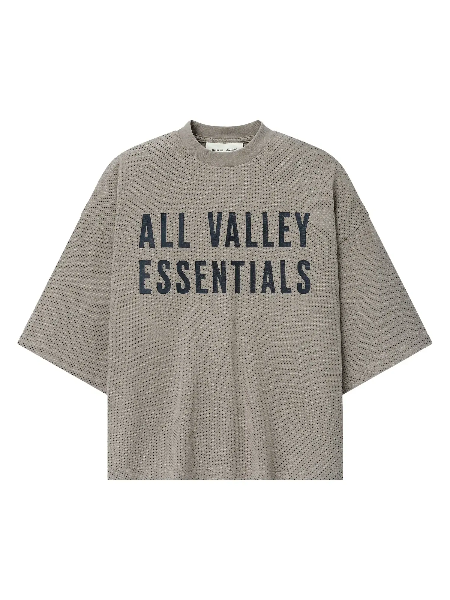 Футболка Fear of God Essentials Merch Tee свободного кроя — изображение 1 из 2, серый