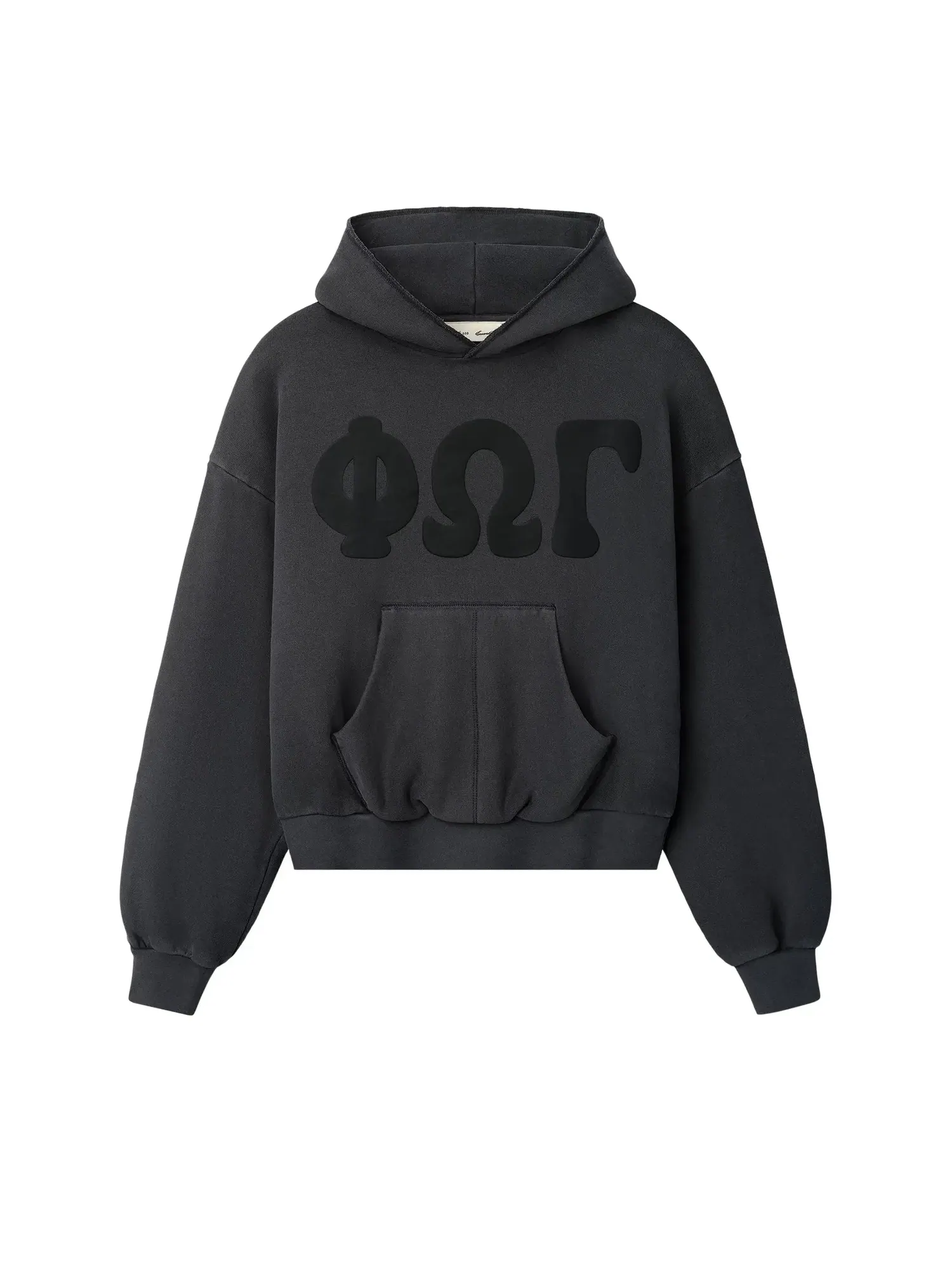 Толстовка с капюшоном Fear of God Essentials в стиле 90-х — изображение 1 из 2, серый