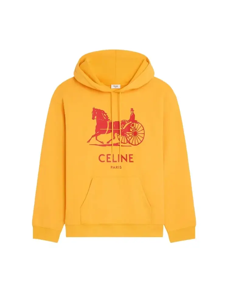 Худи CELINE Relaxed — изображение 1 из 1, желтый