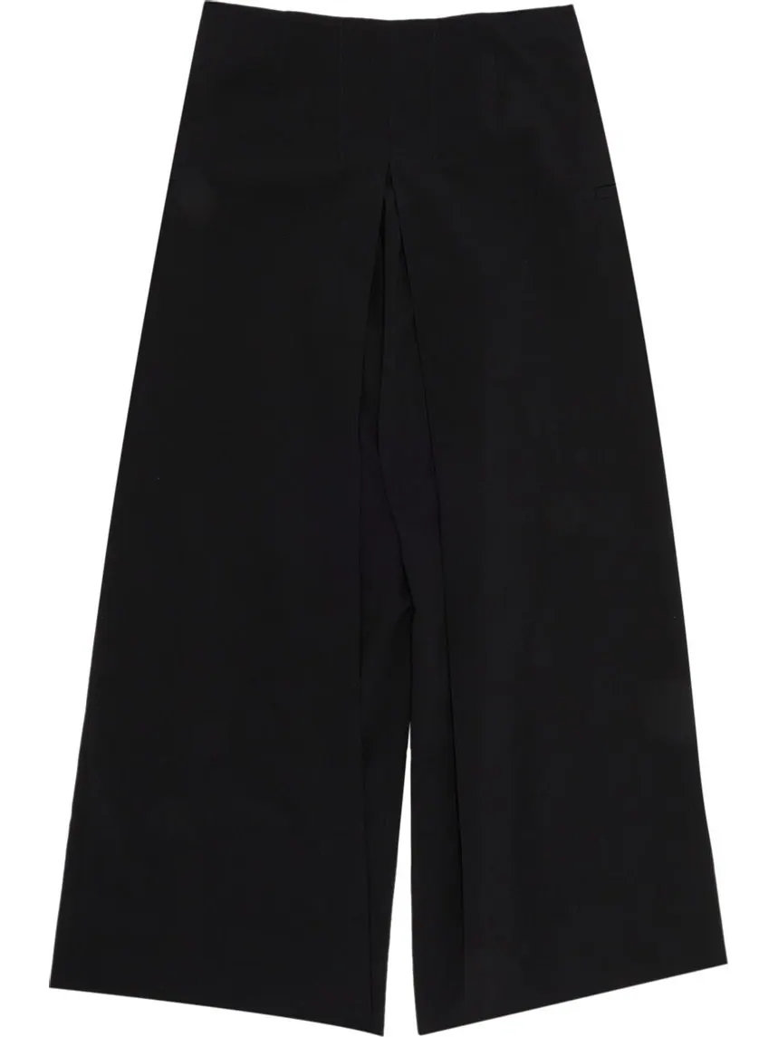 Брюки Loewe Luxury Cropped Belted Pants 'Black' — изображение 2 из 3, черный