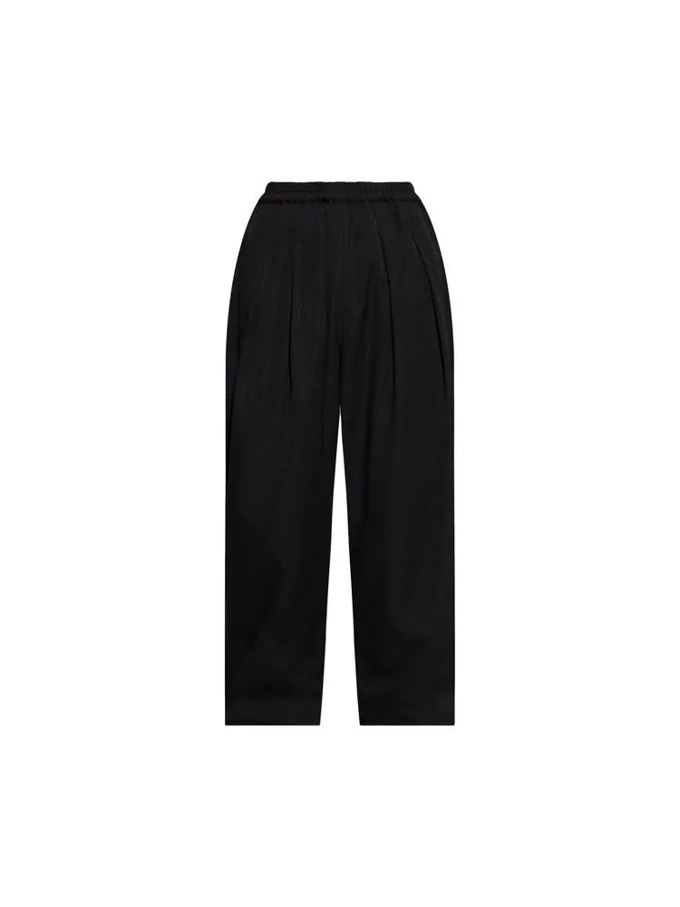 Брюки Maison Margiela Drawstring Wool Trousers — изображение 1 из 1, черный