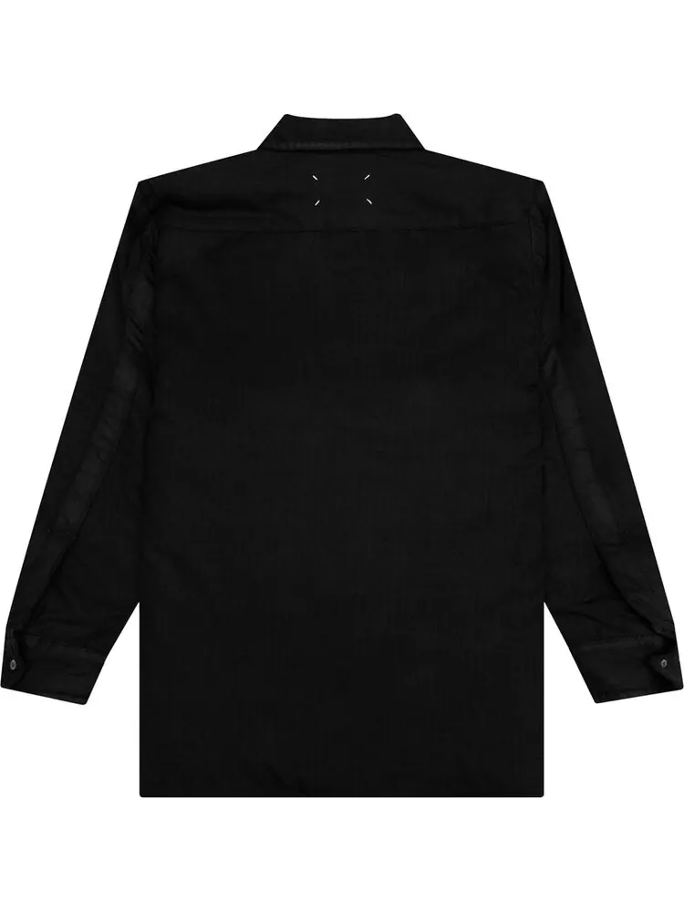 Рубашка Maison Margiela Long-Sleeve Shirt 'Black' — изображение 2 из 2, черный