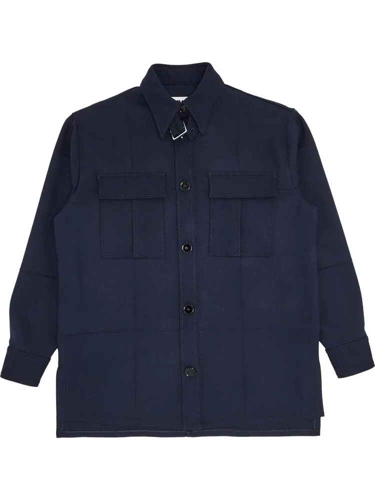 Куртка MM6 Maison Margiela Sports Jacket 'Navy' — изображение 1 из 3, синий