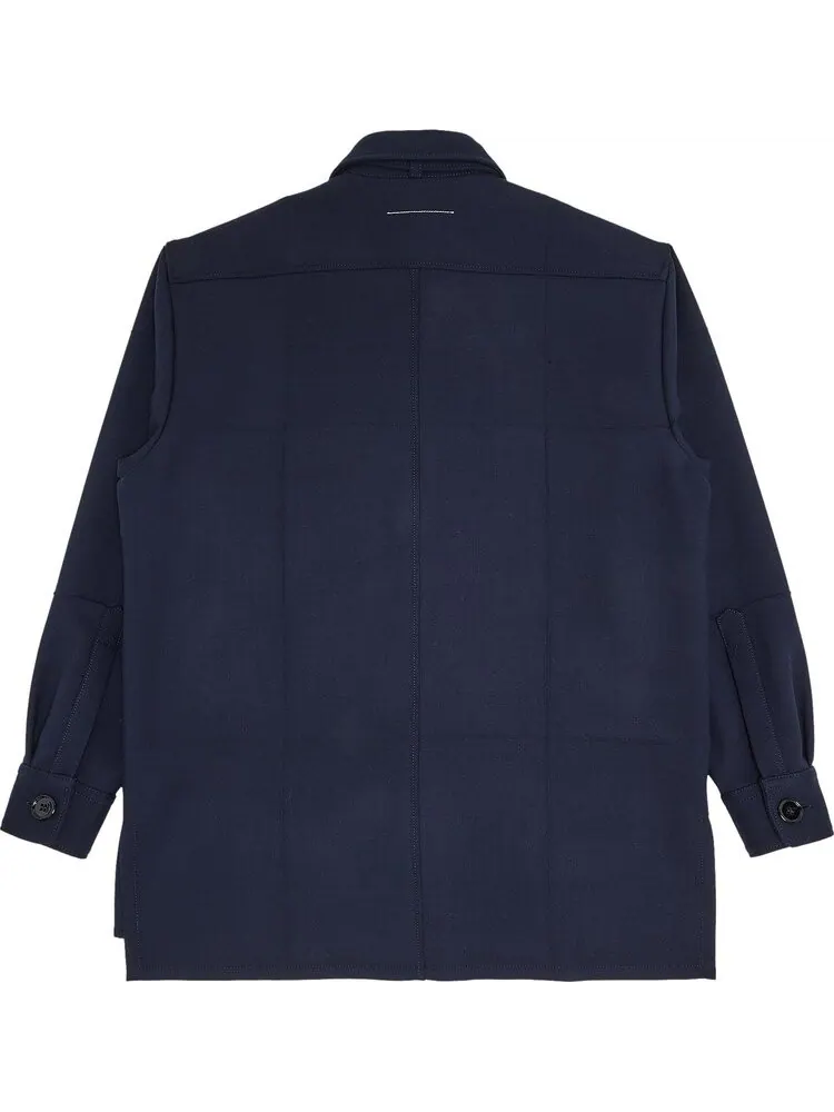 Куртка MM6 Maison Margiela Sports Jacket 'Navy' — изображение 2 из 3, синий
