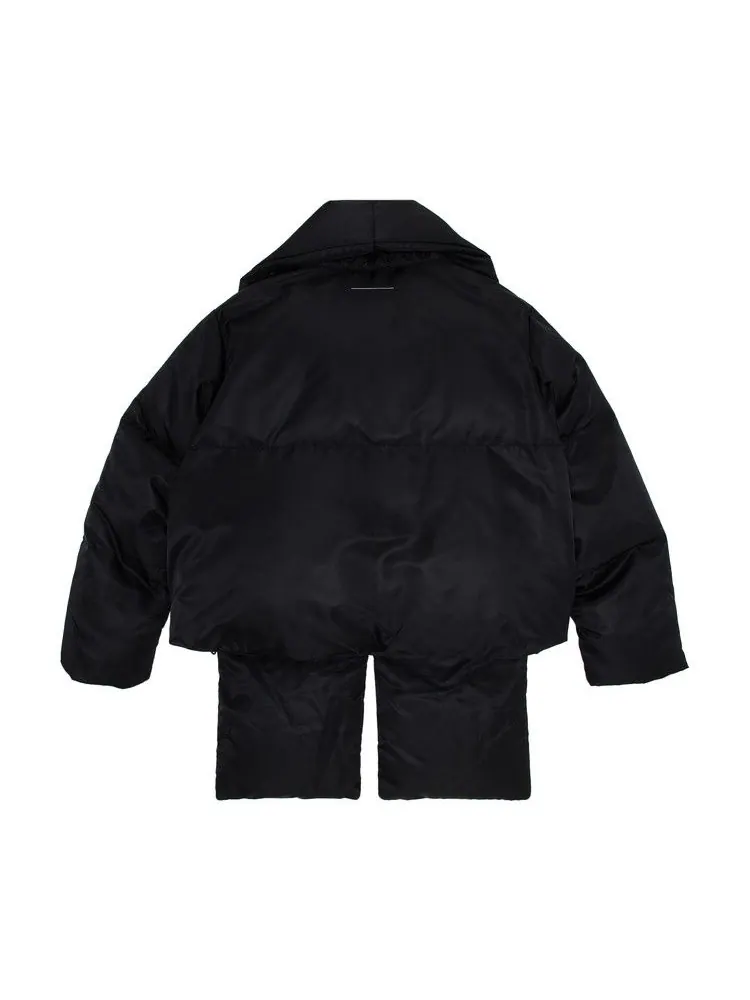 Куртка MM6 Maison Margiela Light Pleather Sports Jacket — изображение 2 из 3, черный