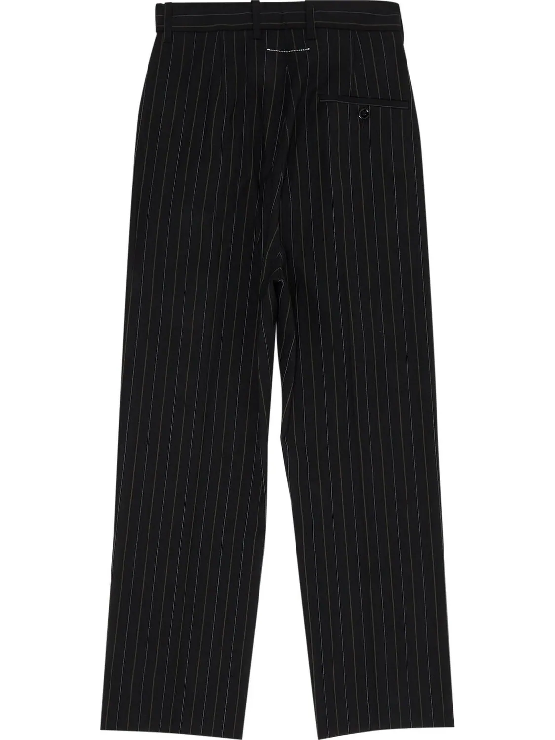 Брюки MM6 Maison Margiela Trousers 'Black' — изображение 2 из 3, черный