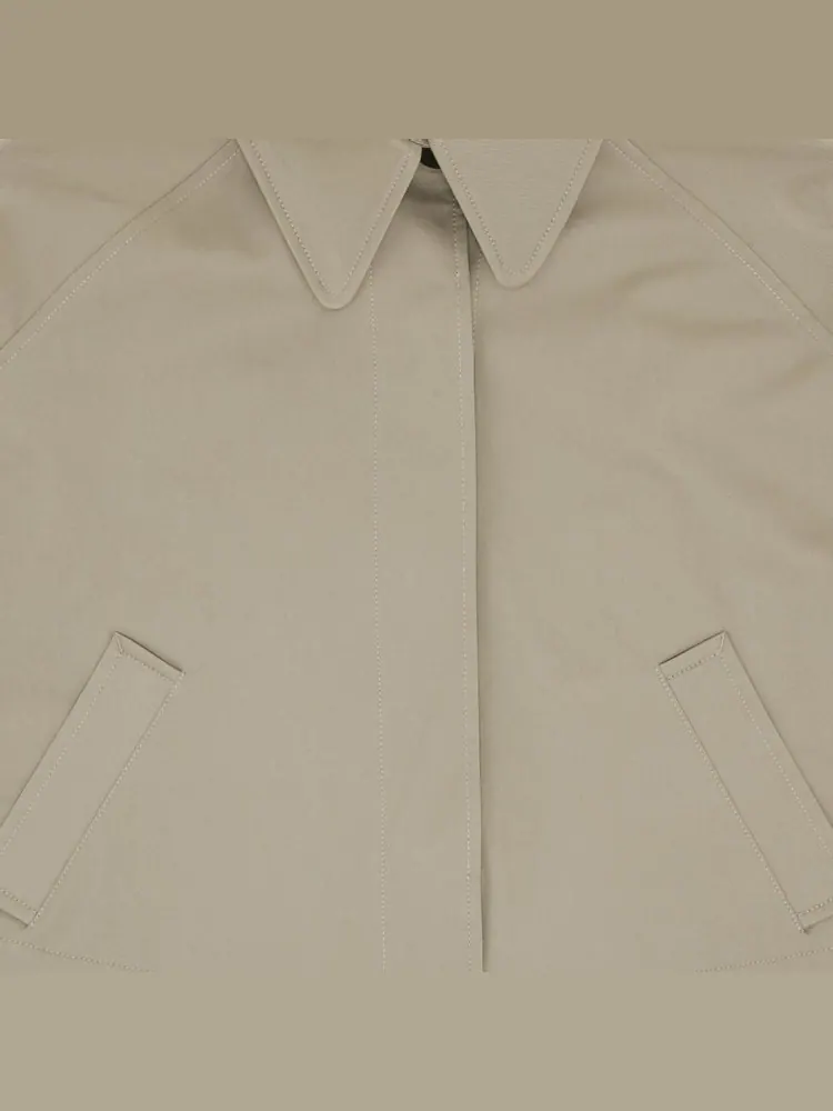 Куртка MM6 Maison Margiela Sports Jacket 'Mastic' — изображение 3 из 3, серый