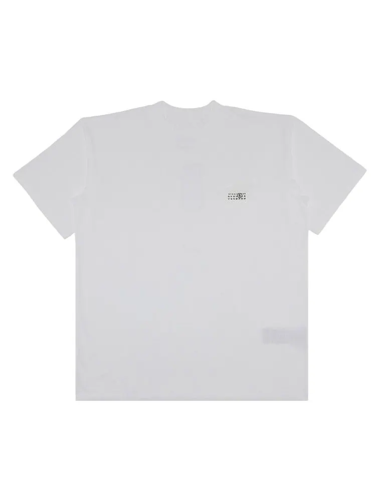 Футболка MM6 Maison Margiela Jersey T-Shirt — изображение 1 из 3, белый