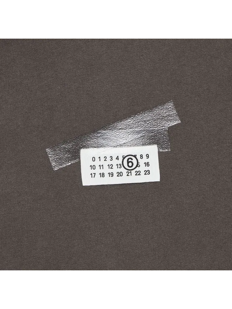 MM6 Maison Margiela Неворсовая толстовка — изображение 3 из 3, серый