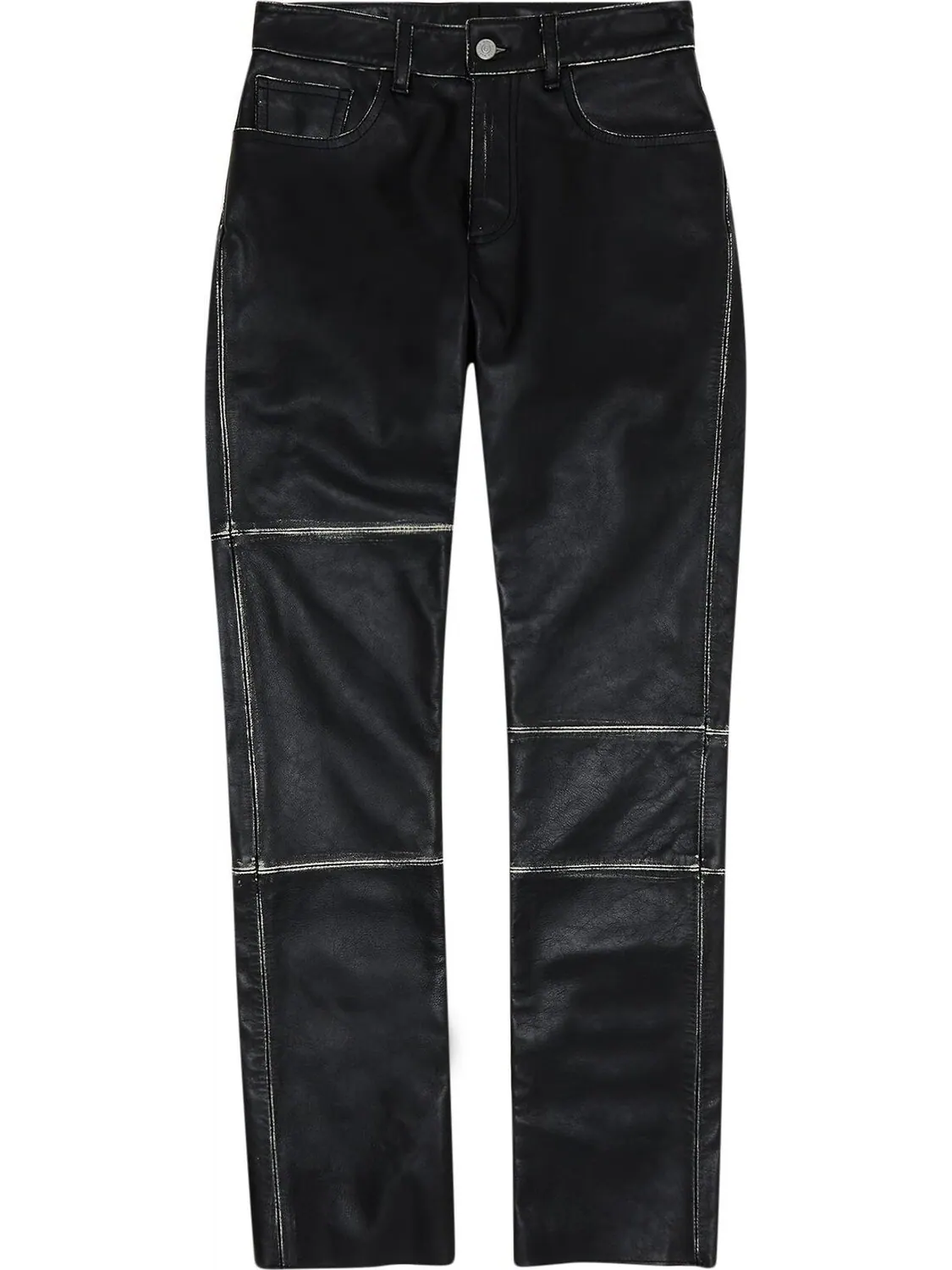 Брюки MM6 Maison Margiela Pants 5 Pockets 'Black' — изображение 1 из 3, черный