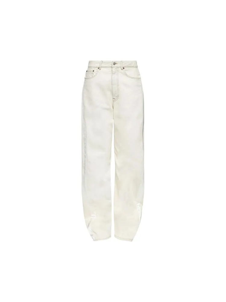 Брюки MM6 Maison Margiela 5 Pockets Pants 'Off White' — изображение 1 из 1, белый