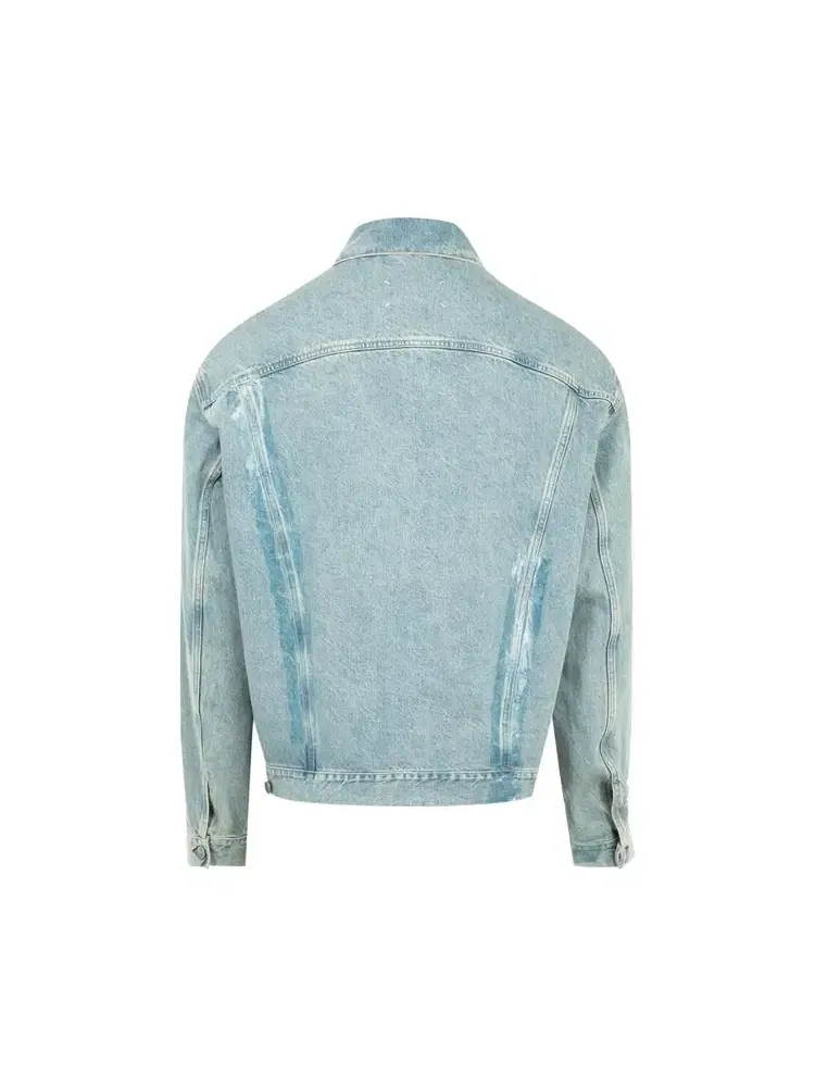 Джинсовая куртка из денима Maison Margiela — изображение 2 из 2, синий