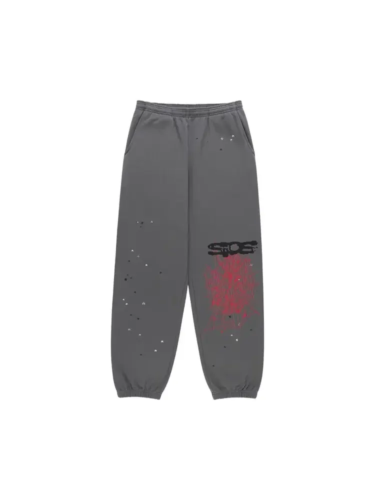 Спортивные штаны Sp5der Splat Punk Sweatpant — изображение 1 из 2, серый