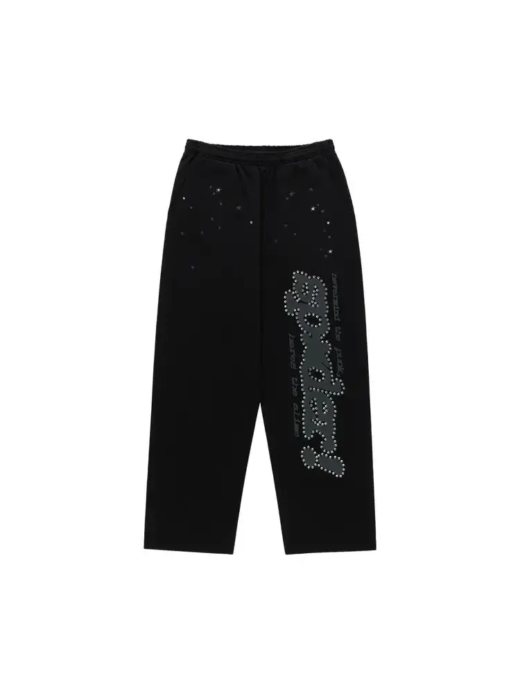 Спортивные штаны Sp5der Rhinestone Punk V2 — изображение 1 из 2, черный