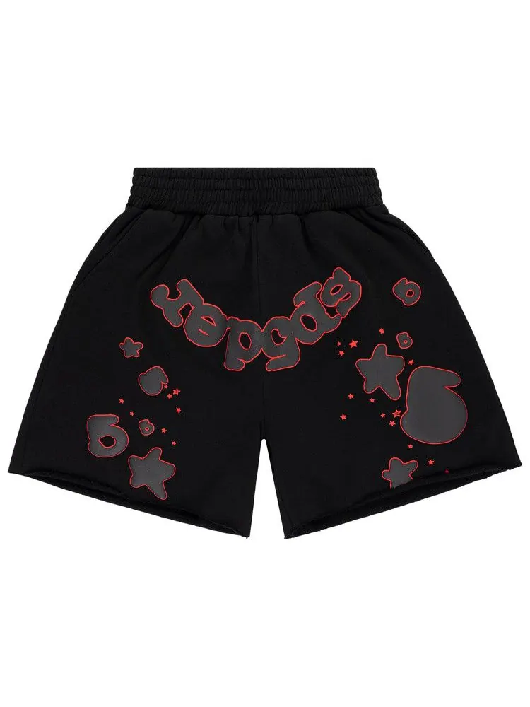 Спортивные шорты Sp5der Beluga Outline Sweatshort — изображение 1 из 3, черный