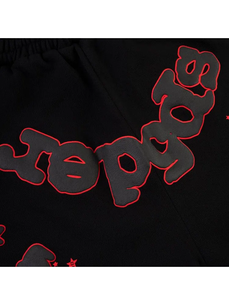 Спортивные шорты Sp5der Beluga Outline Sweatshort — изображение 3 из 3, черный
