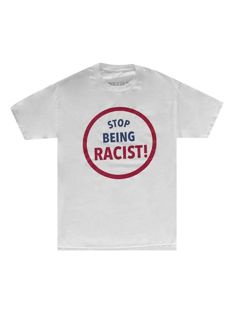 Футболка Gallery Dept. Stop Being Racist Tee 'White' — изображение 1 из 1, белый
