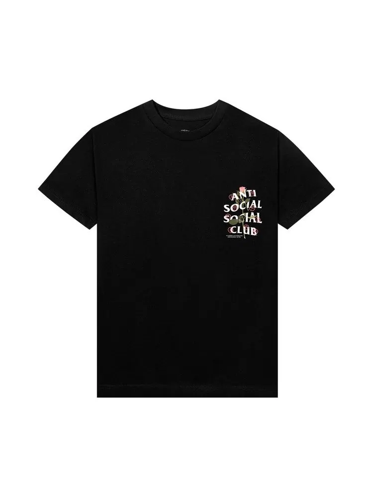 Футболка Anti Social Social Club x Sadboyz Pink Rose Tee — изображение 1 из 2, черный