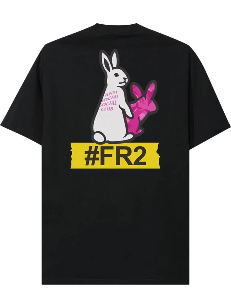 Футболка Anti Social Social Club x FR2 Serrated Tee 'Black' — изображение 2 из 2, черный