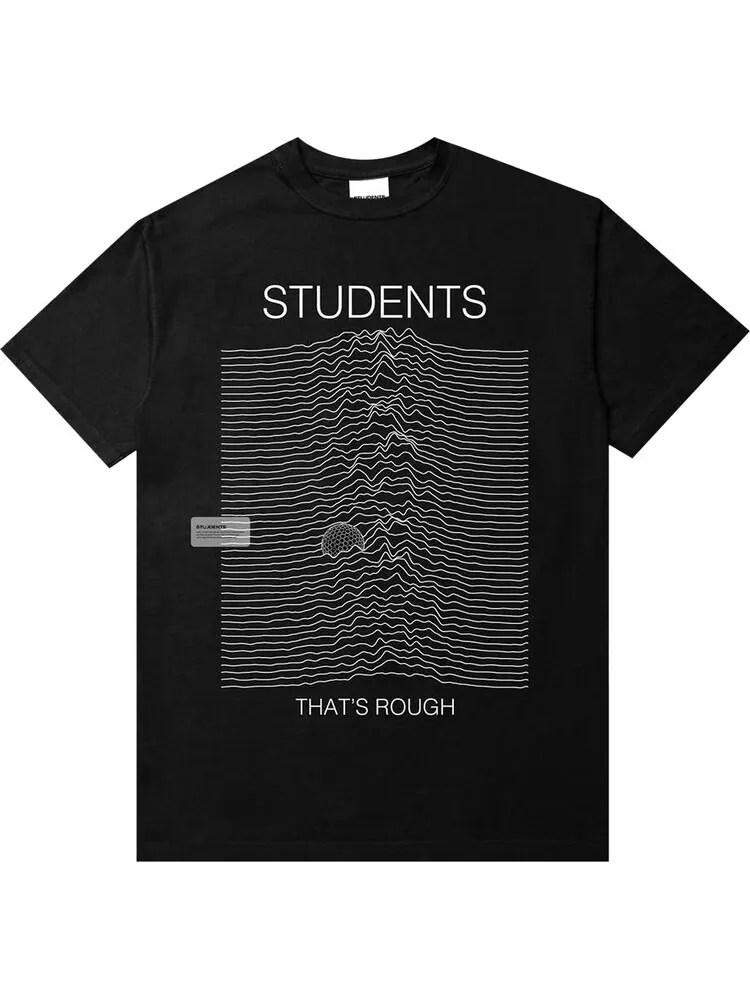 Футболка Students That's Rough Tee 'Black' — черный