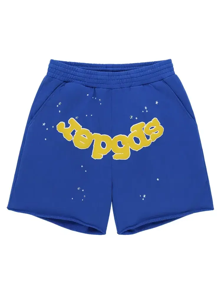 Спортивные шорты Sp5der Varsity Web Sweatshort — изображение 1 из 2, синий