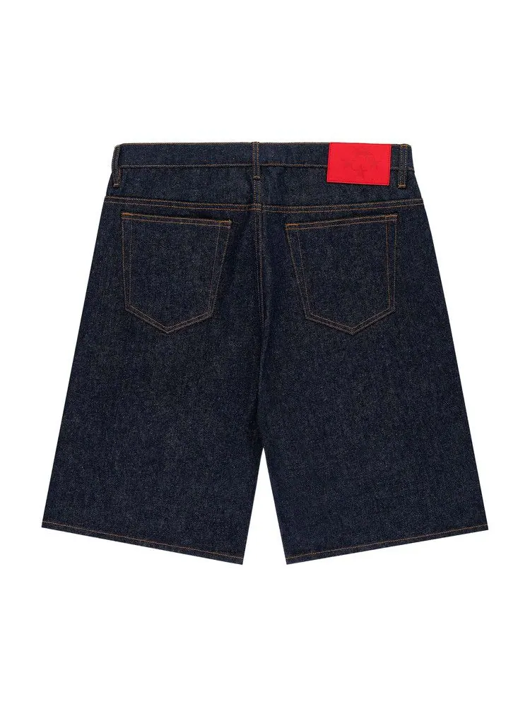 Шорты Sp5der V3 Logo Denim Short — изображение 2 из 2, индиго джинсовый синий