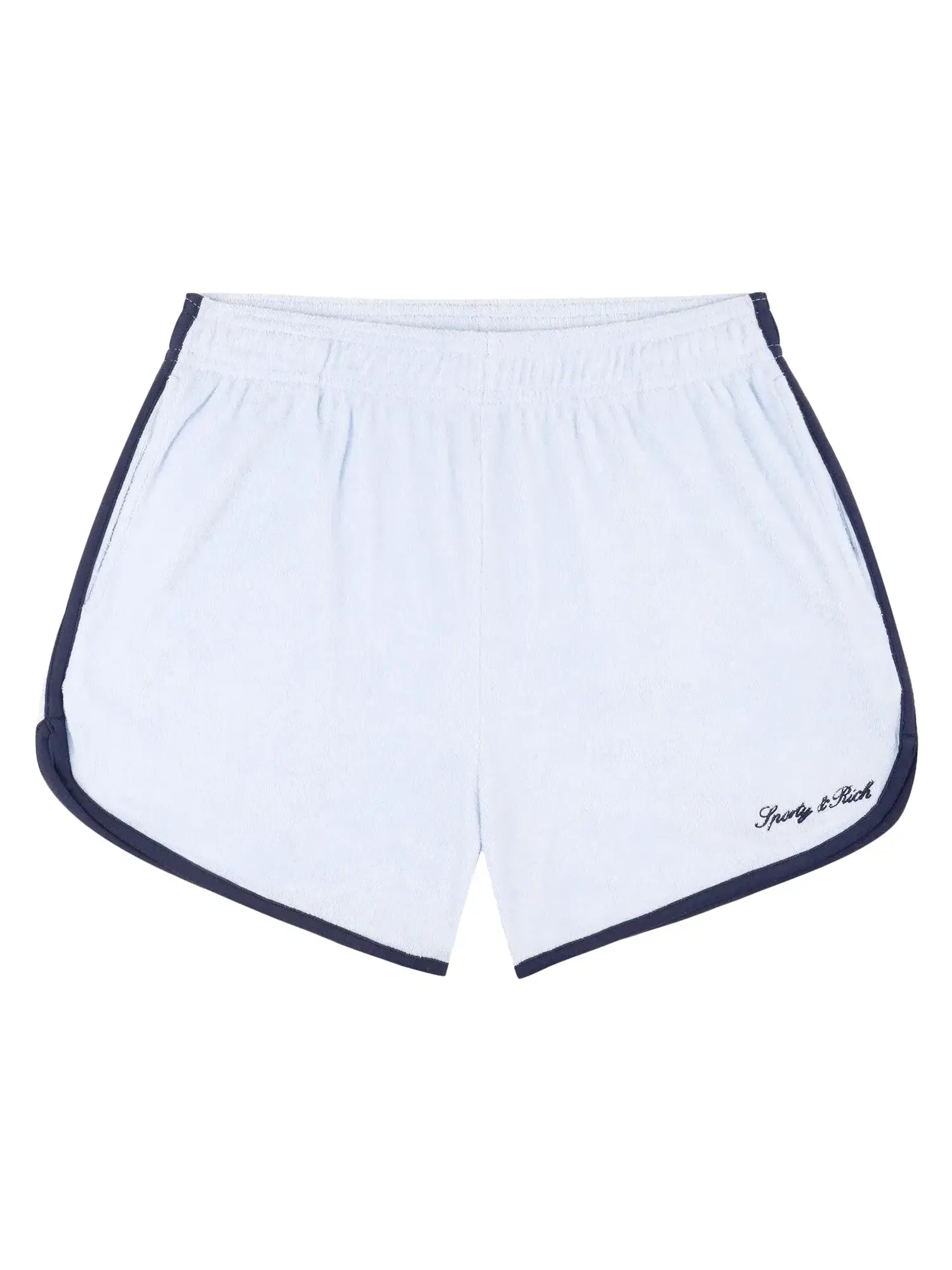 Спортивные шорты Sporty & Rich Signature Logo Terry Short — синий