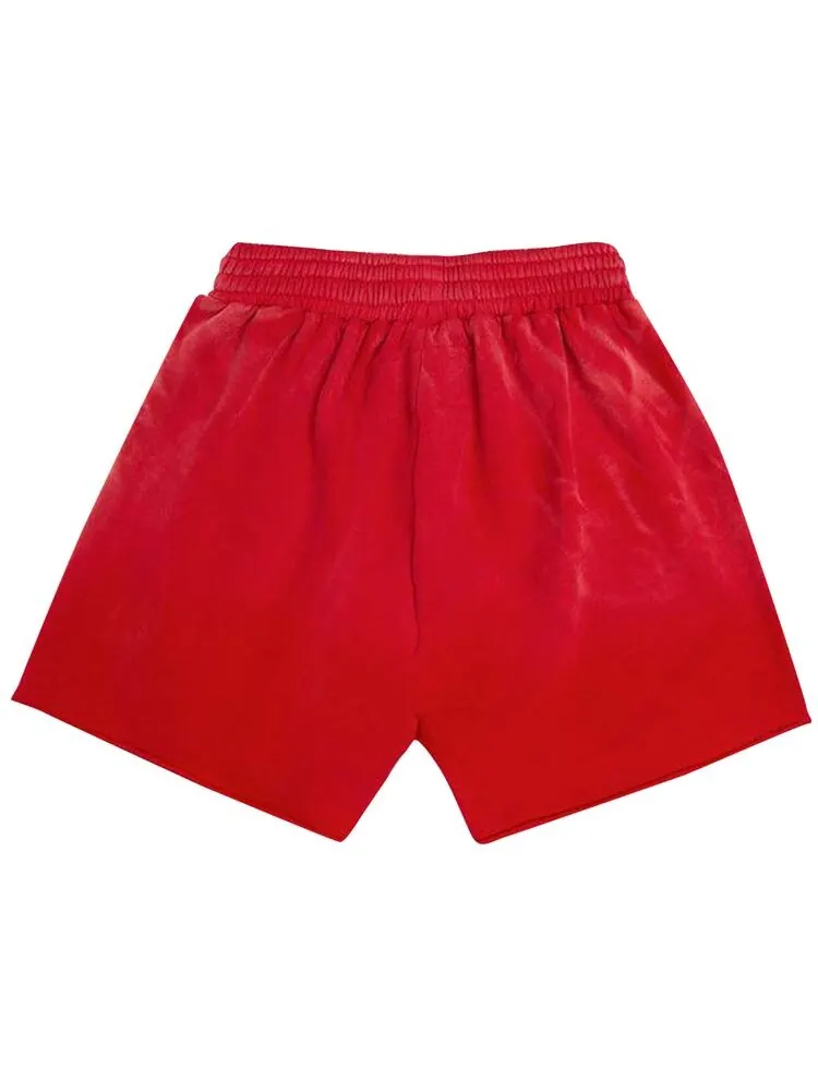 Спортивные шорты Sp5der OG Logo Sweatshort Red — изображение 2 из 2, красный