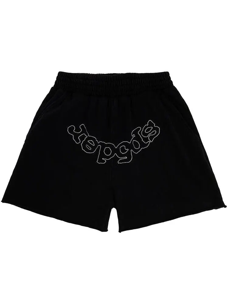Спортивные шорты Sp5der OG Logo Sweatshort Black — изображение 1 из 2, черный