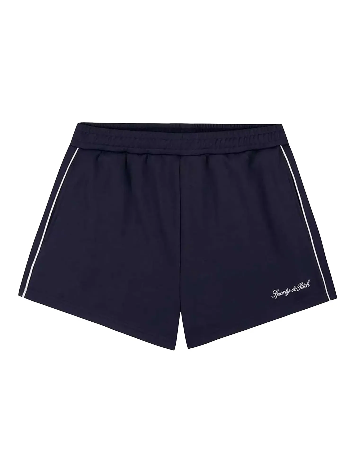 Спортивные ретро-шорты с фирменным логотипом от Sporty & Rich
