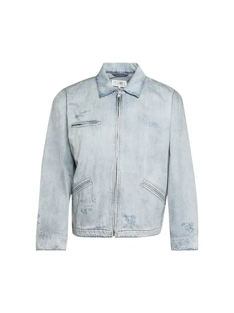 Спортивная куртка MM6 Maison Margiela — изображение 1 из 1, синий