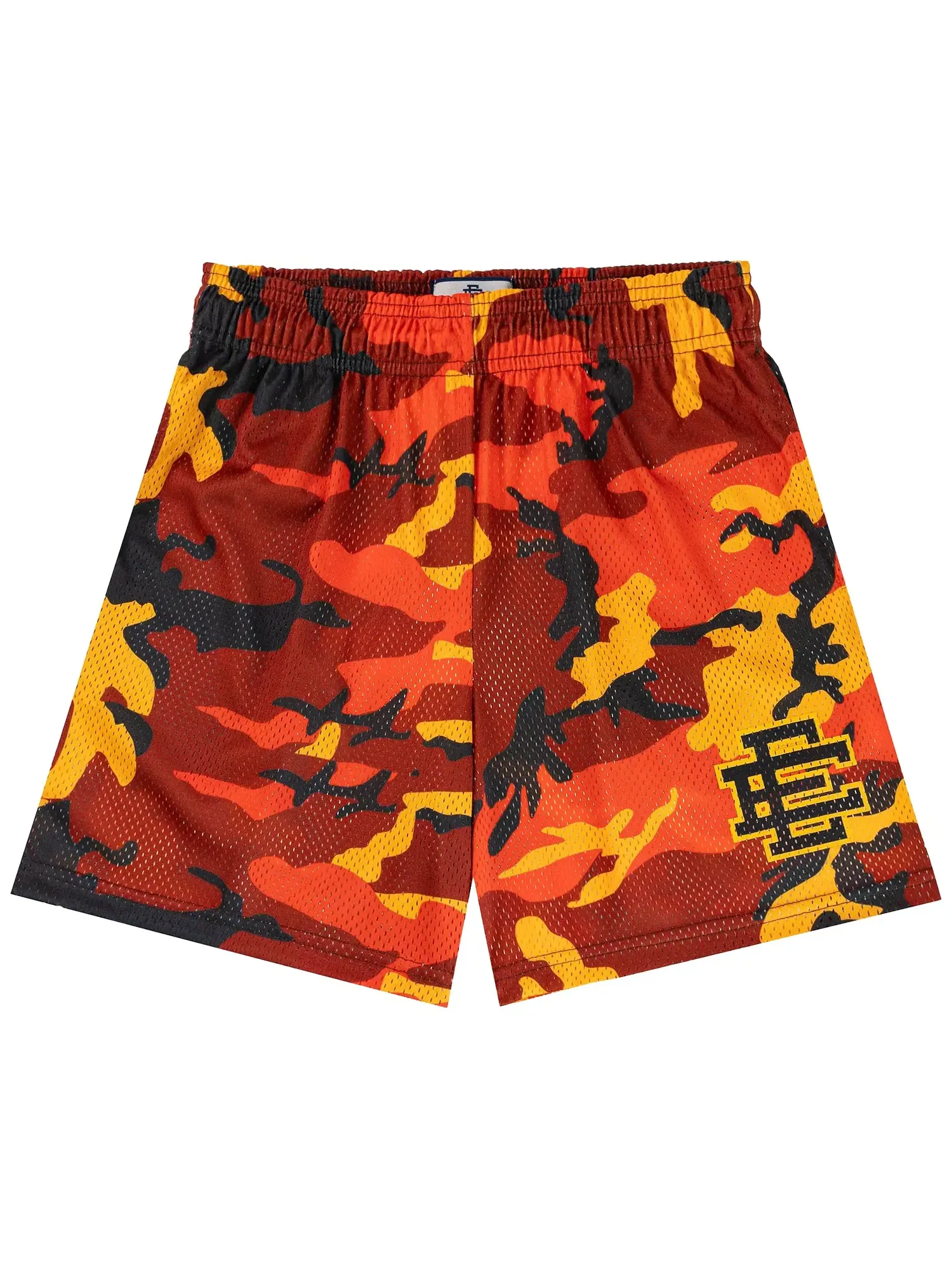 Шорты Eric Emanuel EE Basic Short в расцветке — изображение 1 из 1, оранжевый/черный
