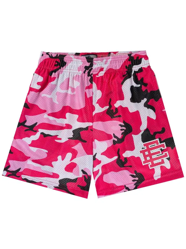 Шорты Eric Emanuel EE Basic Short 'Pink/Black EE Camo' — изображение 1 из 1, розовый/черный