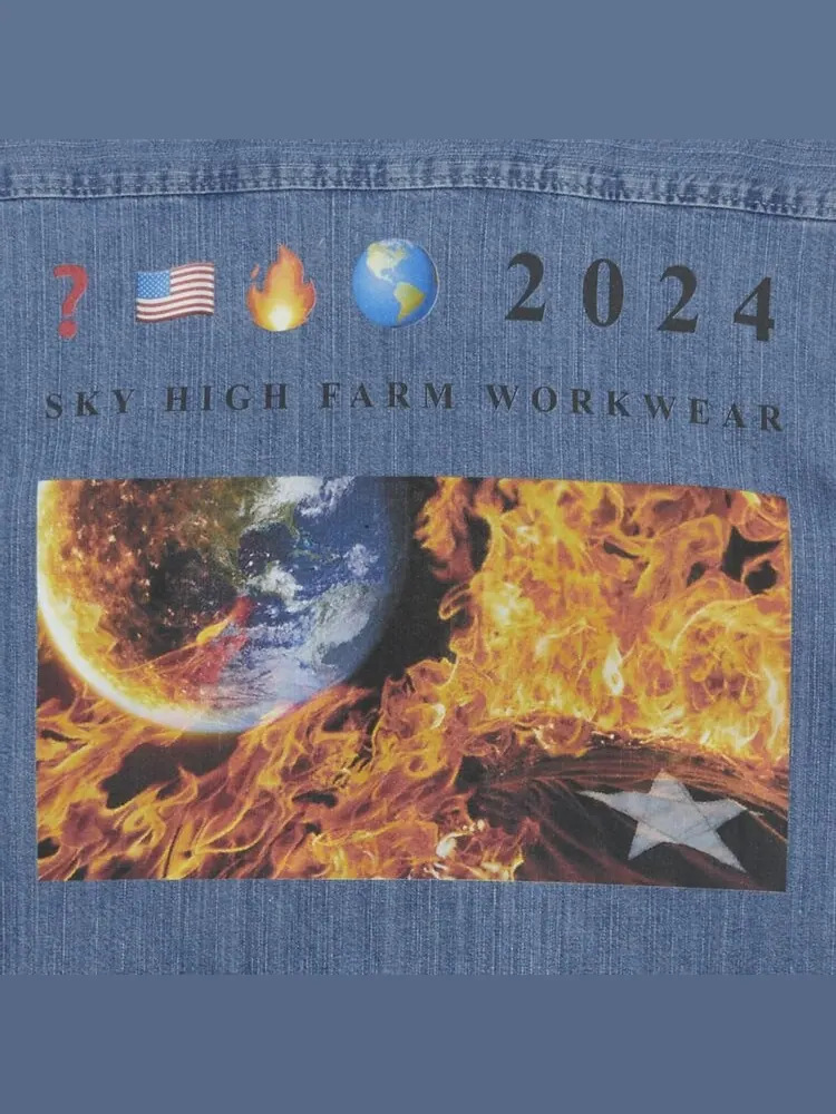 Рубашка Sky High Farm Workwear GOAT Exclusive for Manifesto Sky High Farm Workwear Denim 'Classic Wash' — изображение 3 из 3