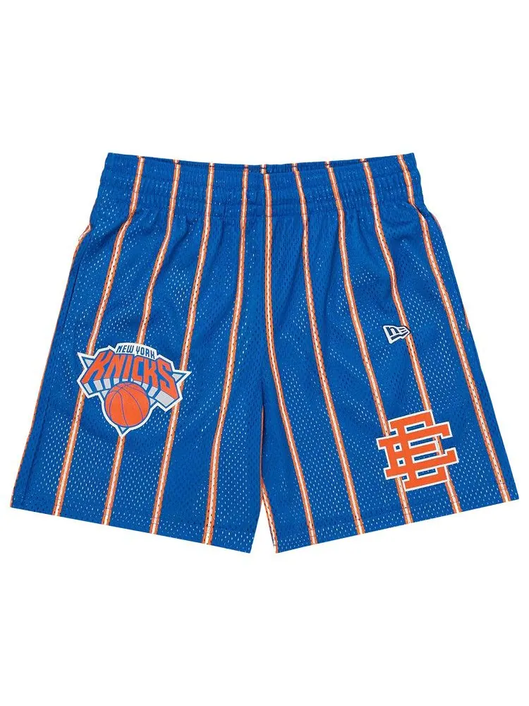 Шорты Eric Emanuel EE Basic Short, New York Knicks — изображение 1 из 1, синий
