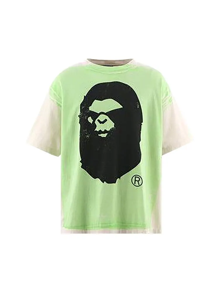 Футболка SAINT Mxxxxxx x BAPE Handprint Tee — зеленый