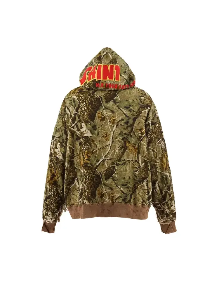 SAINT Mxxxxxx Bape Sahark Zip Hoodie 'Camo' — изображение 2 из 2, зеленый