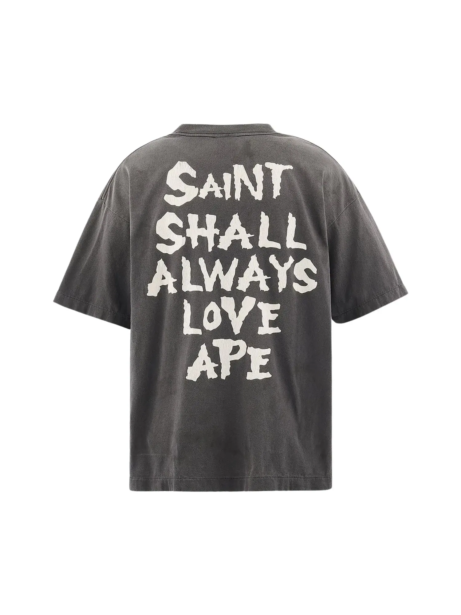 Футболка с коротким рукавом SAINT Mxxxxxx x BAPE Always Love — изображение 2 из 2, черный
