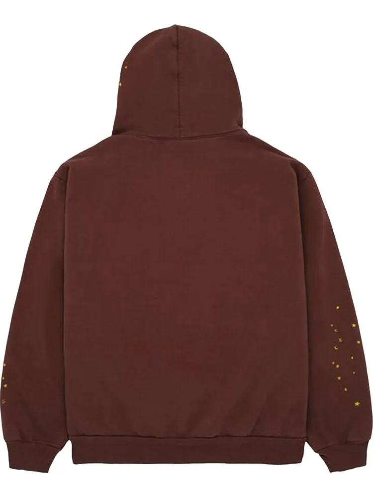 Худи Sp5der Web Hoodie 'Brown' — изображение 2 из 2, коричневый