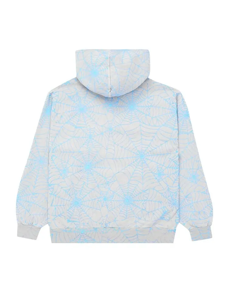 Худи Sp5der AOP Web 'Heather Grey' — изображение 2 из 2, серый