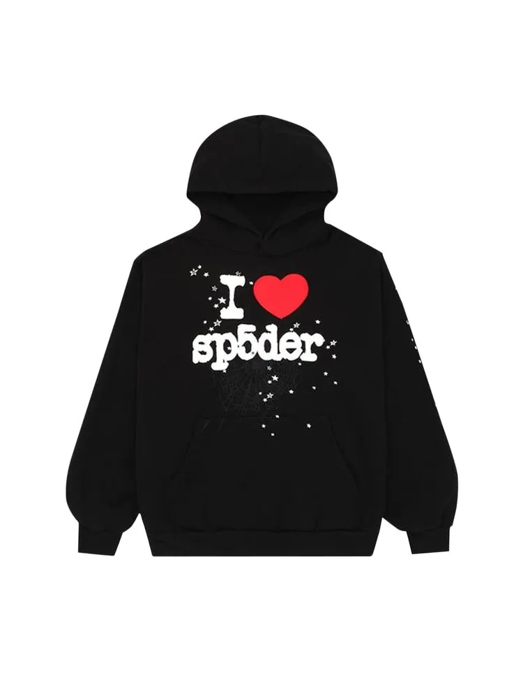 Худи Sp5der Souvenir 'Black' — изображение 1 из 2, черный