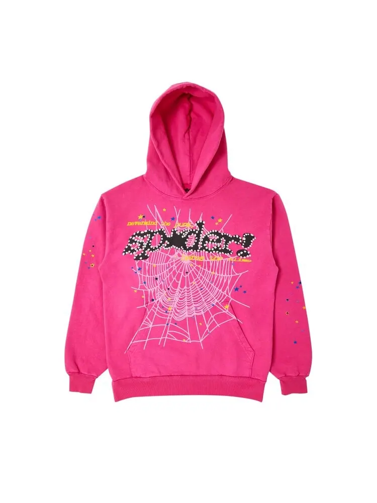Худи Sp5der P*nk V2 — изображение 1 из 3, розовый