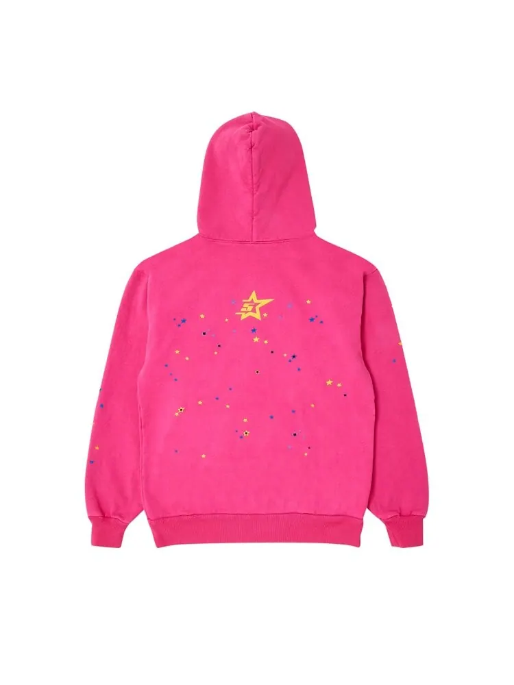 Худи Sp5der P*nk V2 — изображение 2 из 3, розовый