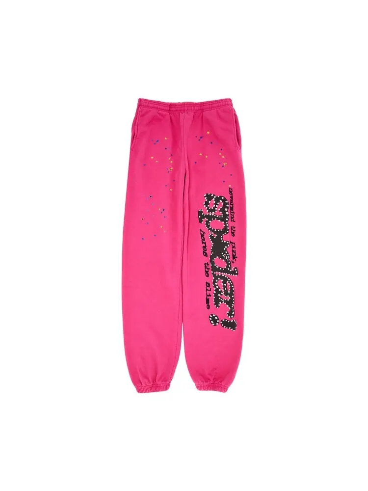 Спортивные брюки Sp5der P*nk V2 'Pink' — изображение 1 из 3, розовый