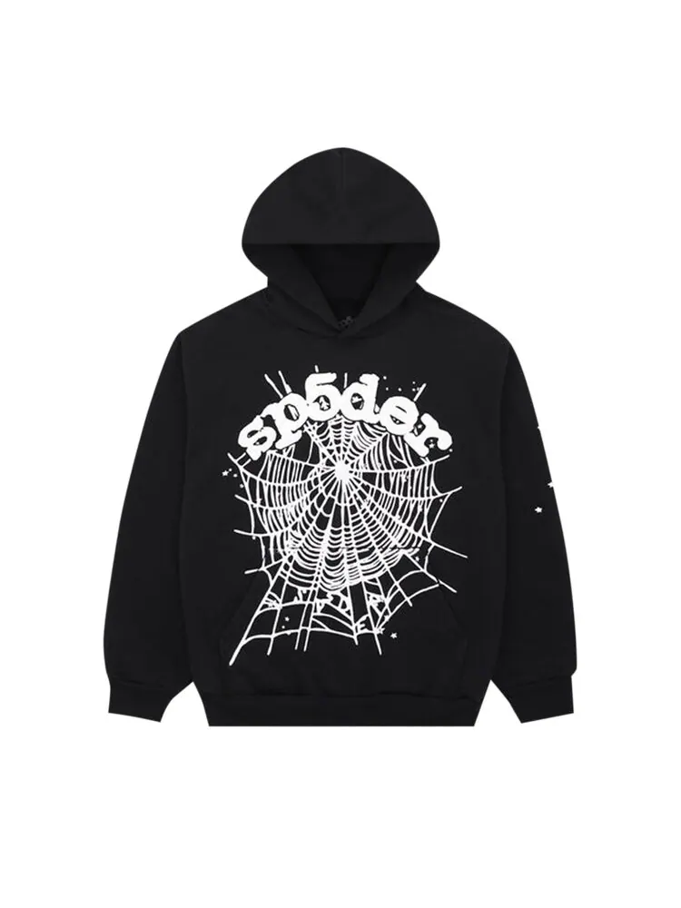 Худи Sp5der OG Web 'Black' — изображение 1 из 2, черный