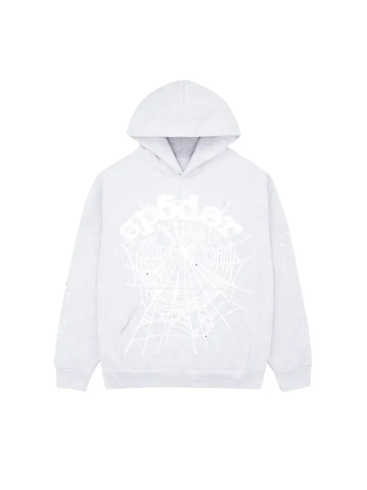 Худи Sp5der OG Web 'Heather Grey' — изображение 1 из 3, серый