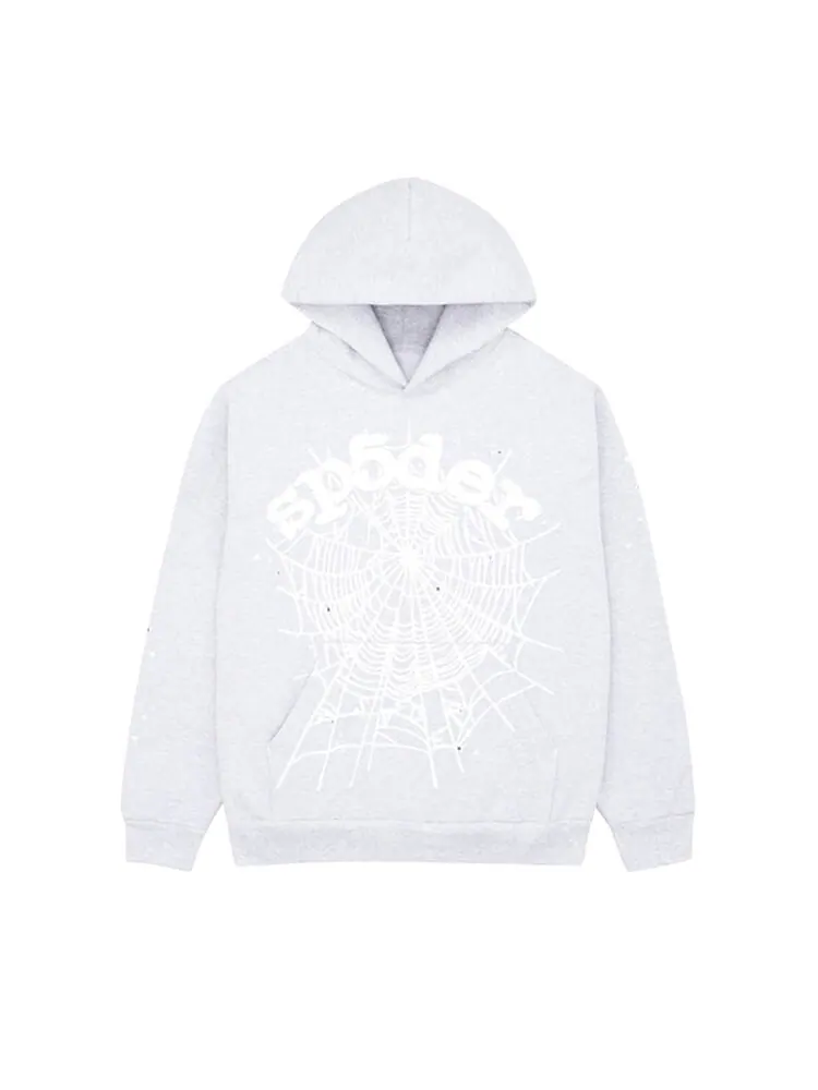 Худи Sp5der OG Web 'Heather Grey' — изображение 2 из 3, серый