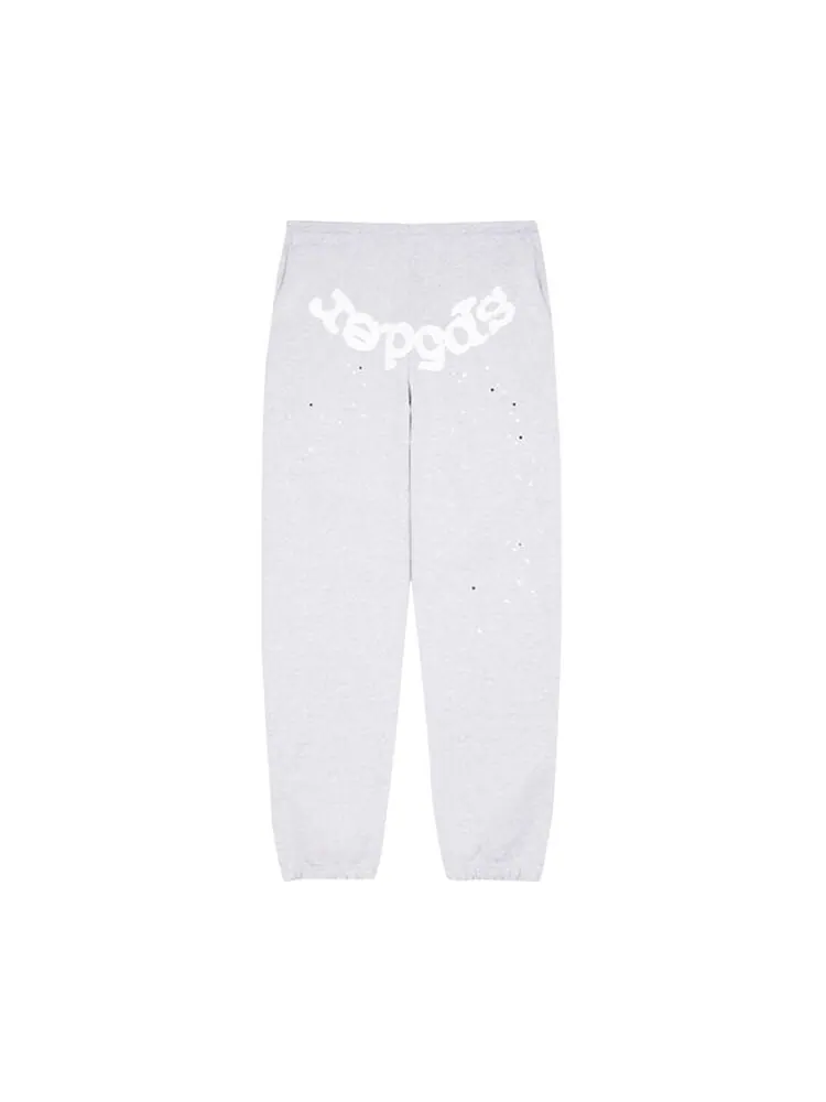 Спортивные брюки Sp5der OG Webs 'Heather Grey' — изображение 2 из 3, серый